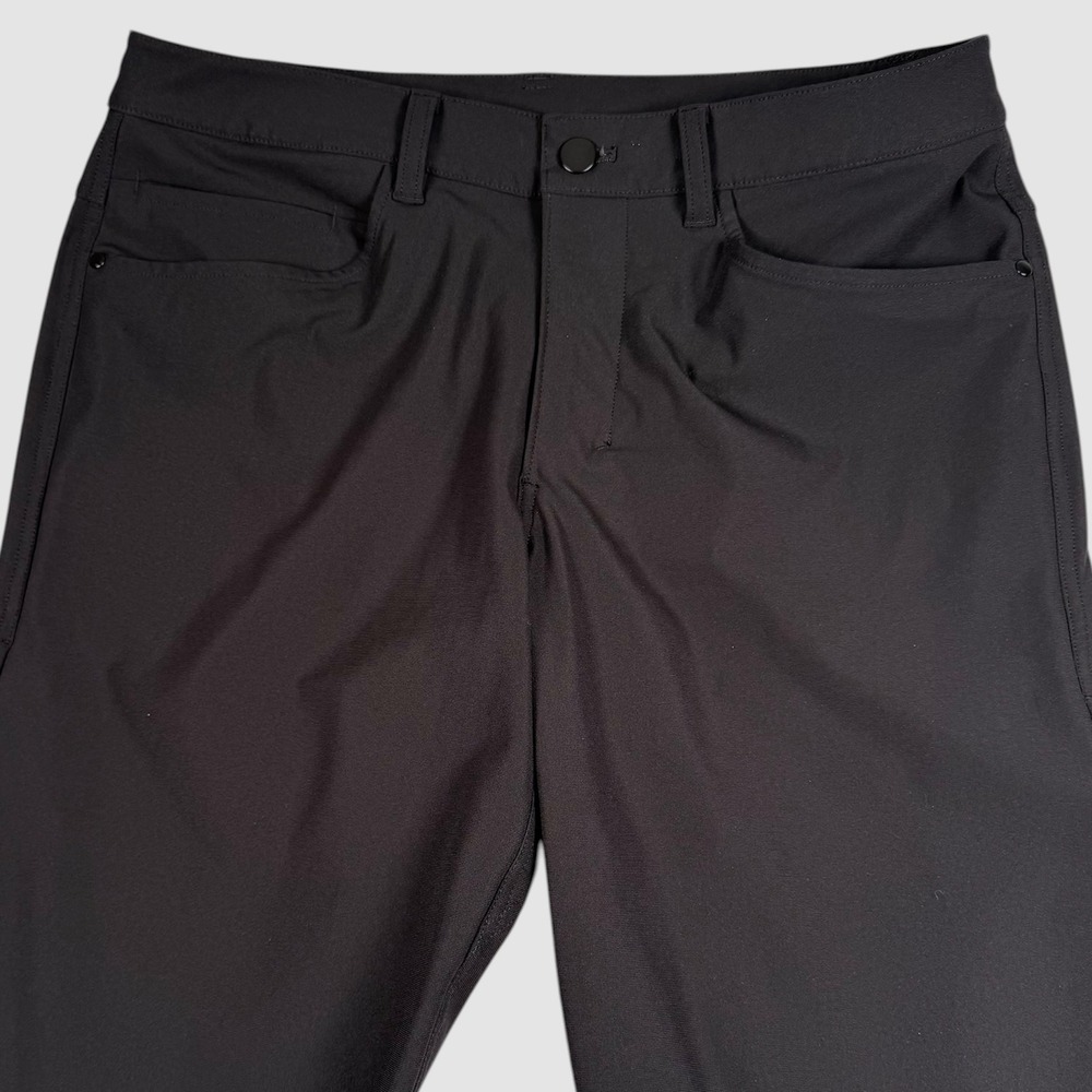 Lululemon ABC Pant Classic Fit Pant Mens 31 Black Warpstreme Performance Trouser